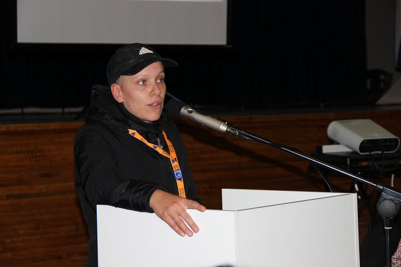 Predstavnica humanitarne organizacije ADRA Simona Potočar