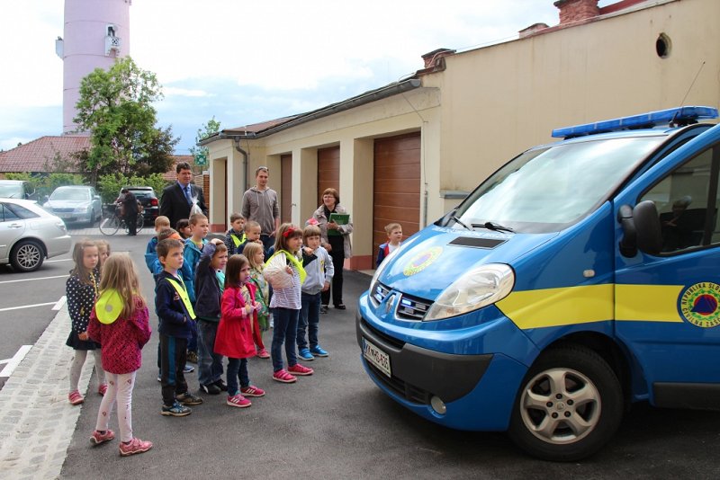 Ogled vozila civilne zaščite občine Brežice