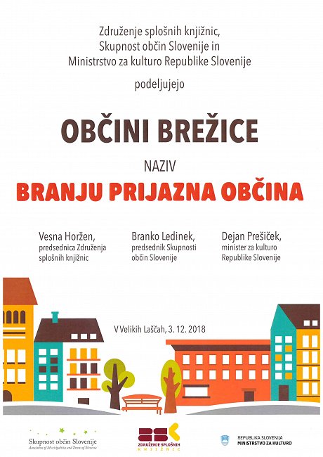 priznanje Branju prijazna občina