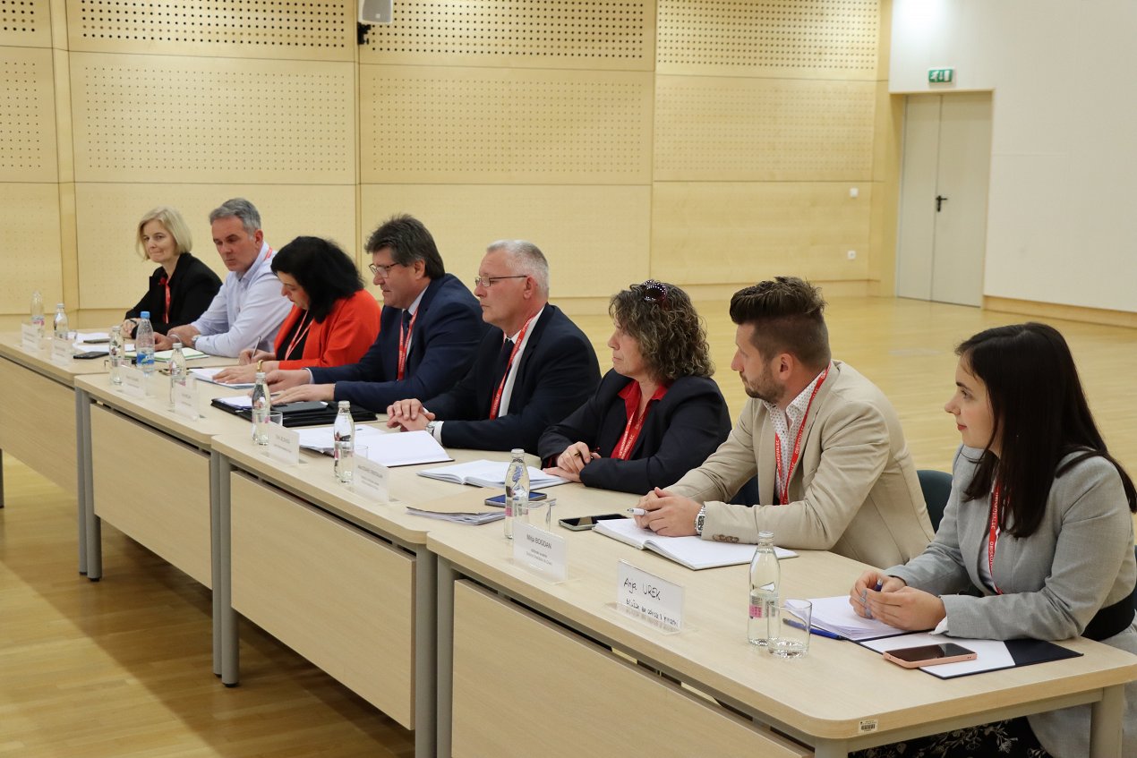 Predstavniki občine Brežice in občine Središče ob Dravi